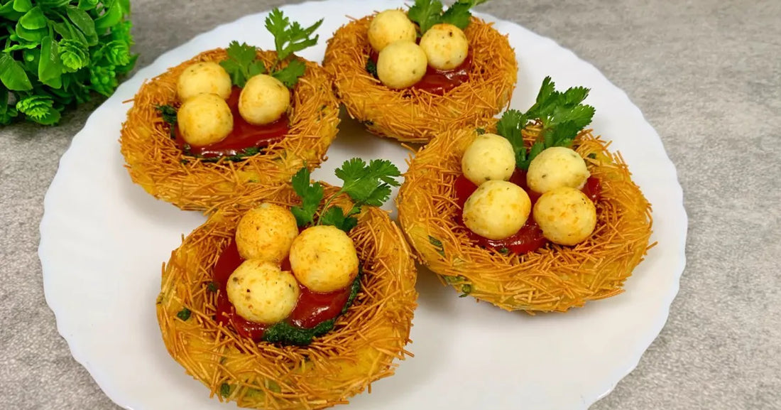 Crispy Paneer Nest Recipe
