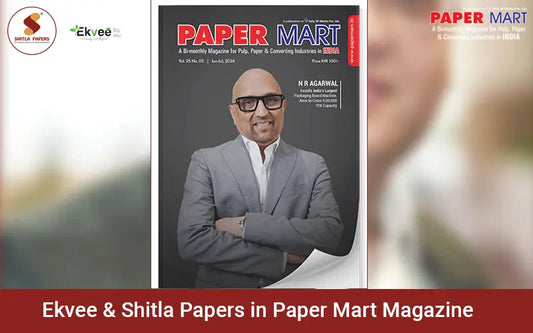 Exciting Feature: Ekvee and Shitla Papers in Paper Mart Magazine