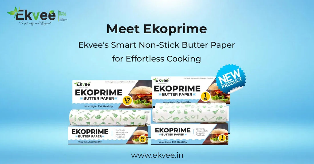 Meet Ekoprime: Ekvee’s Smart Non-Stick Butter Paper for Effortless Cooking