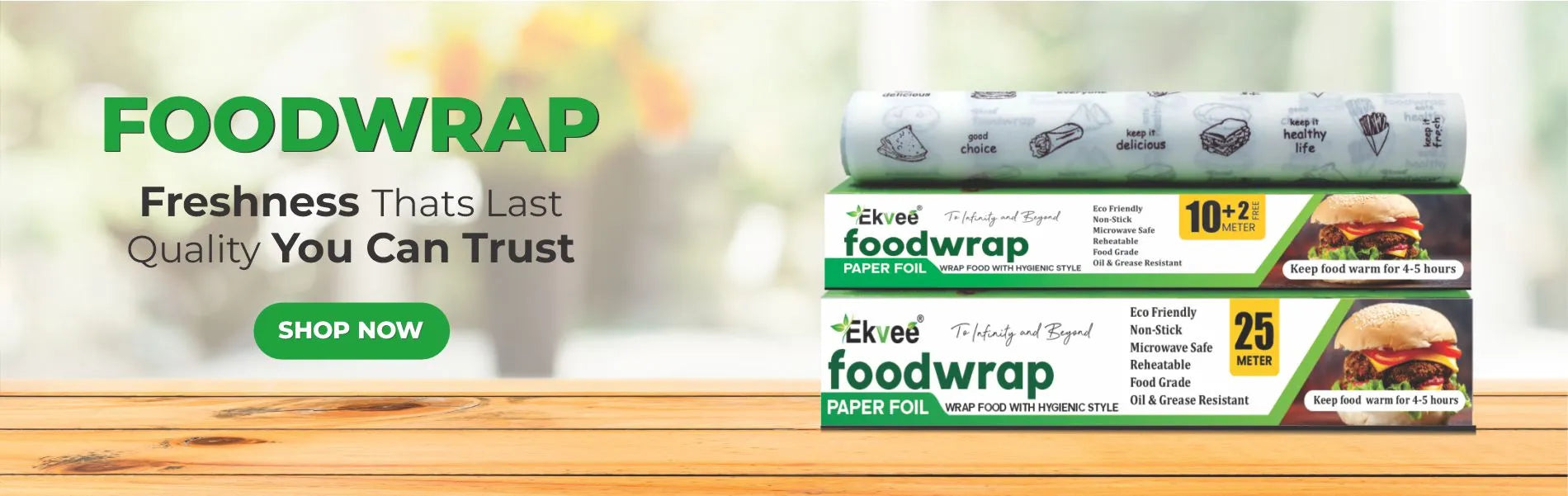 Foodwrap Foil Paper, Butter Paper