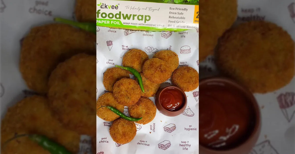 Crispy Veg Poha Cutlets Recipe with Ekvee Butter Paper