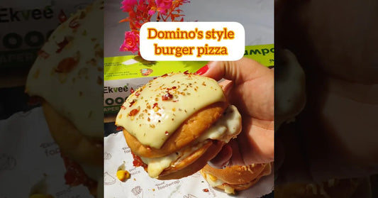 Dominos Style Burger Pizza Recipe