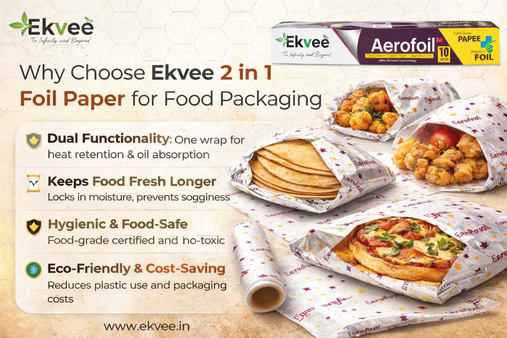 Why Choose Ekvee 2 in 1 Foil Paper for Food Packaging