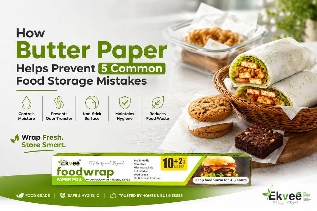 How Butter Paper Helps Prevent 5 Common Food Storage Mistakes