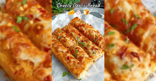 How to Make Homemade Cheesy Garlic Bread | Quick and Easy Recipe