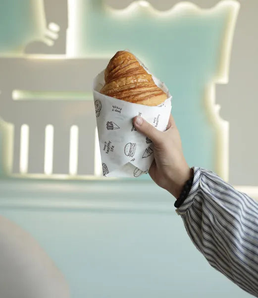 How to Wrap a Croissant in Paper
