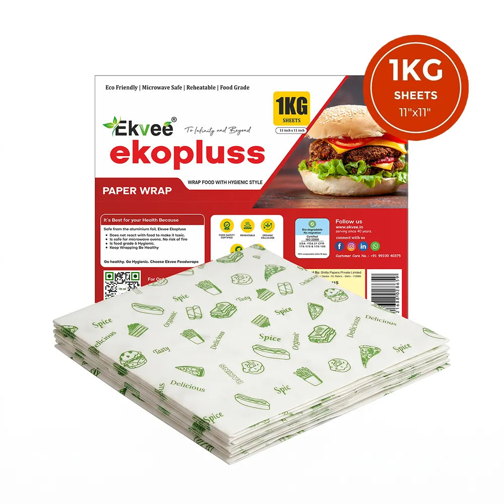 Ekopluss – Paper Wrap 1 kg Sheets (11x11 Inch) Pack of-1
