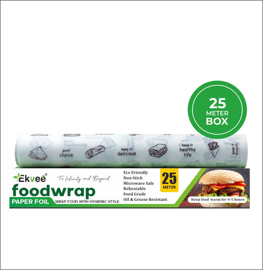 Food Wrapping Paper Roll 25 Meters Pack of-1