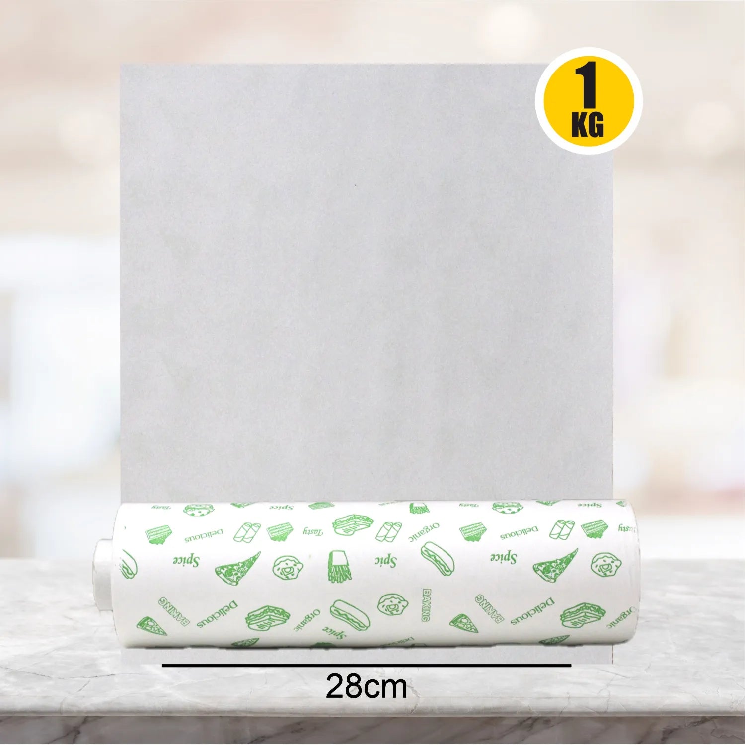 Ekoprime Butter Paper Roll – 1 Kg Pack of 1
