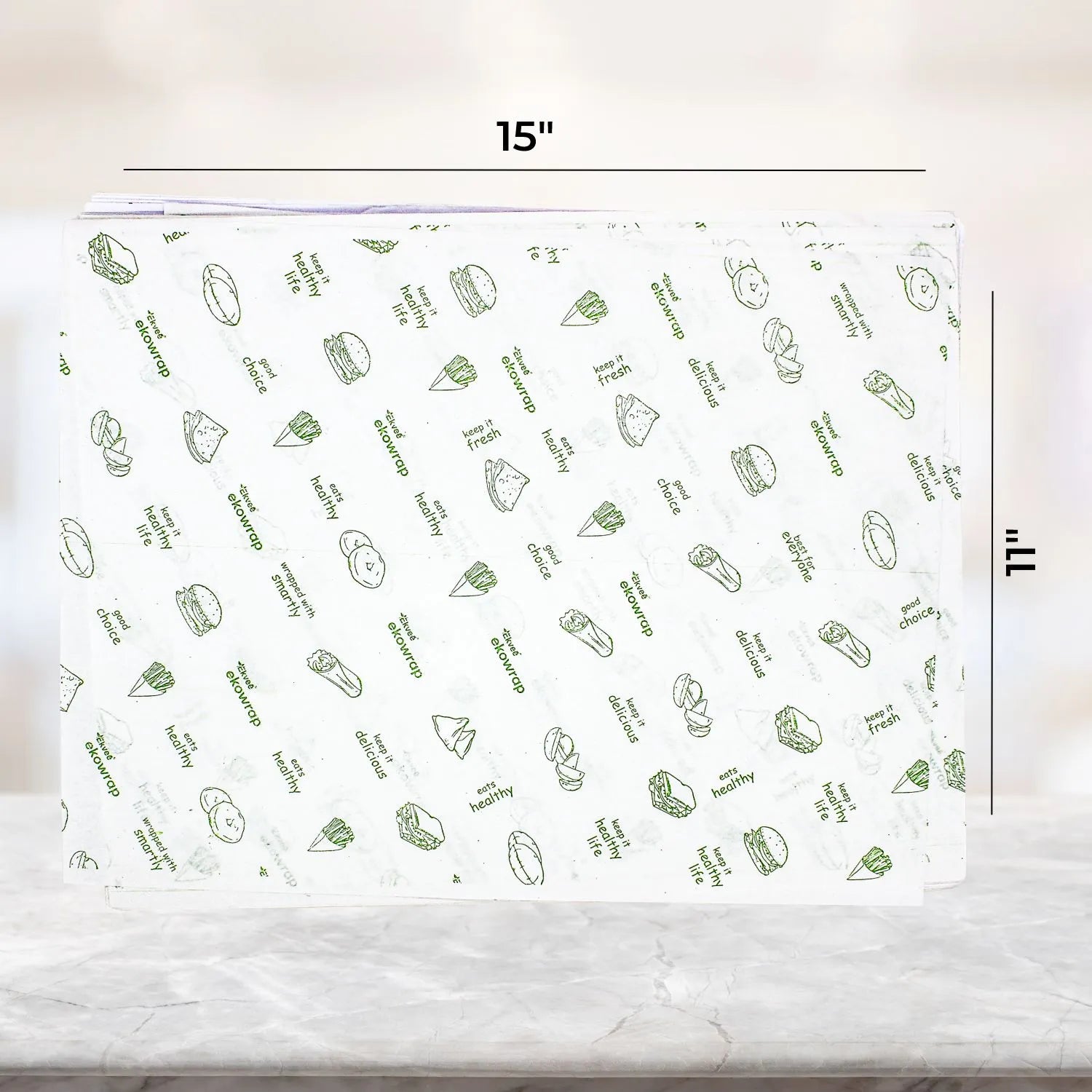 Ekowrap Butter Paper 1 kg Sheets 11x15 Inch Pack of-1