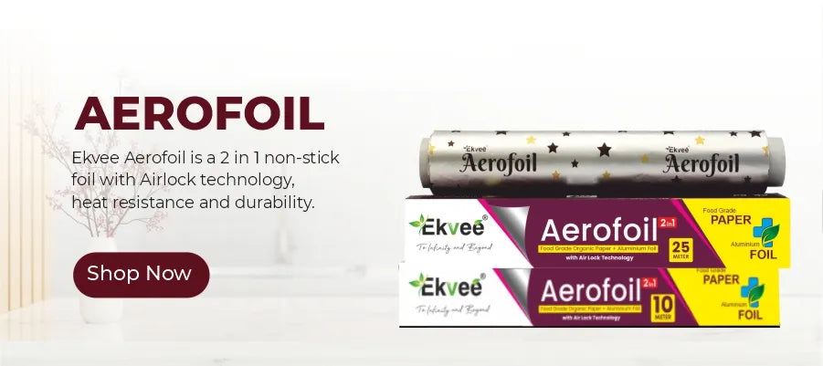 Aerofoil 2 In 1 Aluminium Foil Paper
