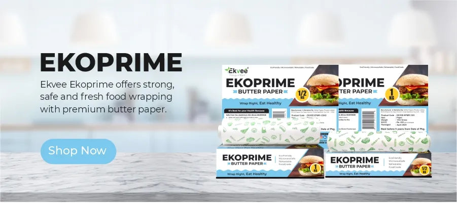 Ekoprime Butter Paper Rolls