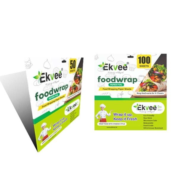 Ekvee Uniwraps Food Wrapping Paper Sheets(100Sheets+50 Sheets)