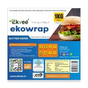 Ekvee Ekowrap – Baking and Cooking Butter Paper Sheets