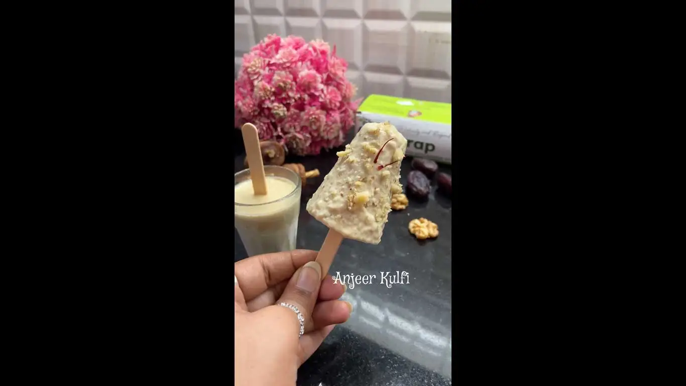 Easy Homemade Dry Fruit Anjeer Kulfi Recipe