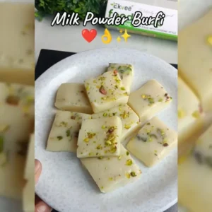 Milk Powder Burfi Recipe | Instant Burfi In 10 Mins