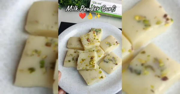 Milk Powder Burfi Recipe | Instant Burfi In 10 Mins