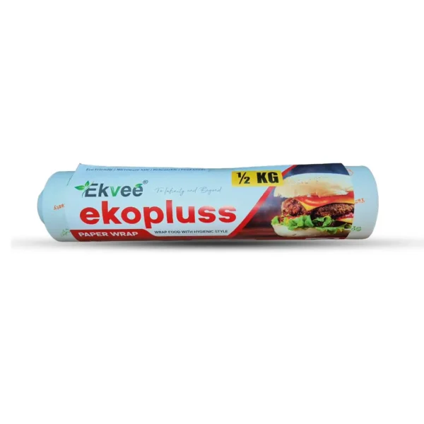 Ekvee Ecopluss Food Wrapping Butter Paper Roll 500gm Food Grade & Reheatable