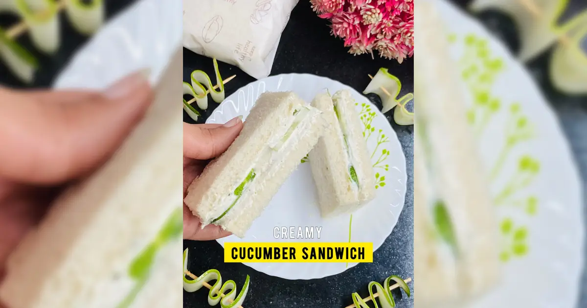 Healthy Cucumber Sandwich Recipe - Light & Fresh