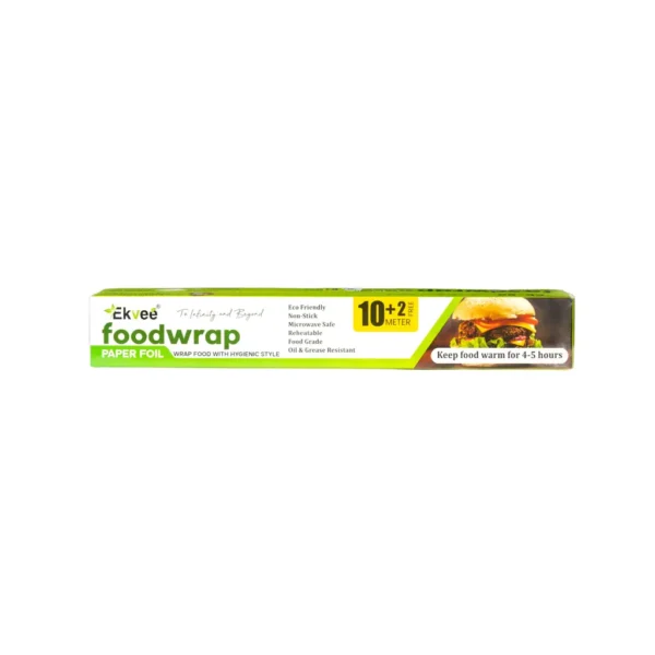 Ekvee Foodwrap Non-Stick Food Wrapping Paper Roll 12m