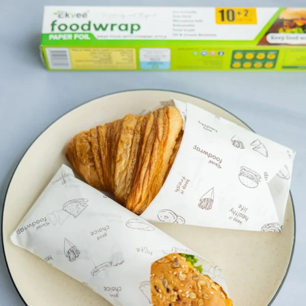 Ekvee Foodwrap – Best Food Wrapping Paper Foil Roll sandwich wrapping