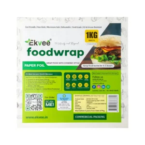 Ekvee Food Wrapping Paper 1kg Sheets | Roti Wrap | Oven Safe, Re-heatable