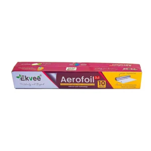 Ekvee Aerofoil Aluminium Foil Paper Roll 10m