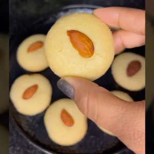 Nankhatai Recipe Without Oven | Traditional Indian Shortbread Cookies